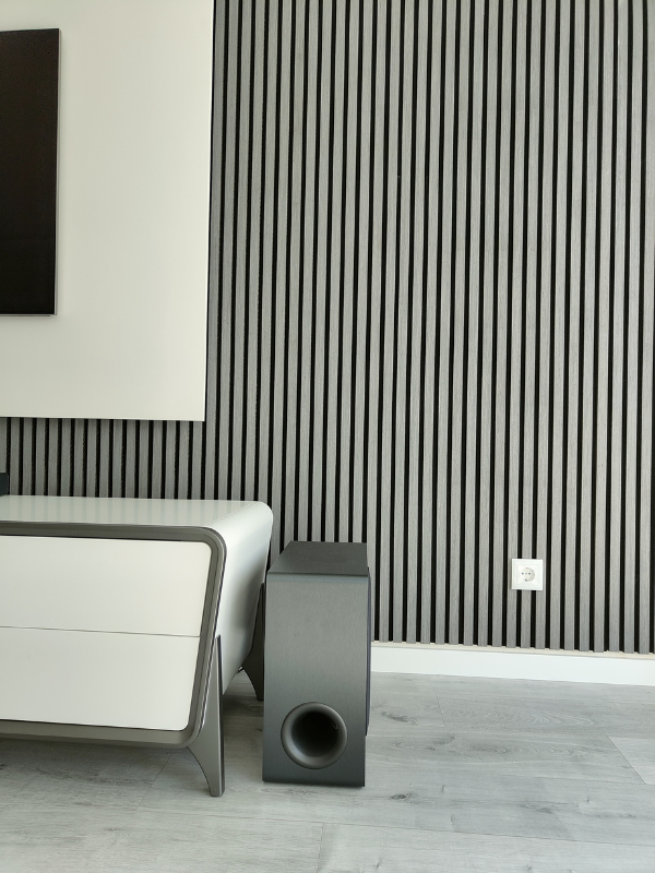 Painel Ripado Cinza - DUMICOR 