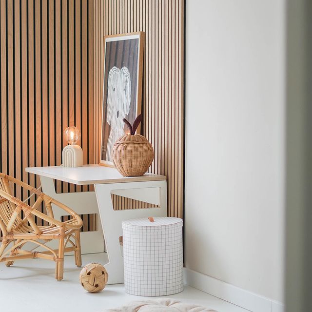 Painel acústico Carvalho Claro 240x60 cm Acabamento Laterais - DUMICOR 