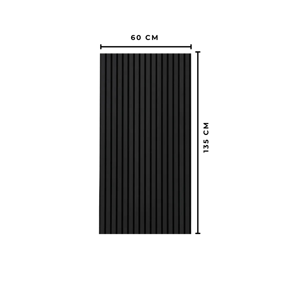 Painel Ripado Preto - DUMICOR 