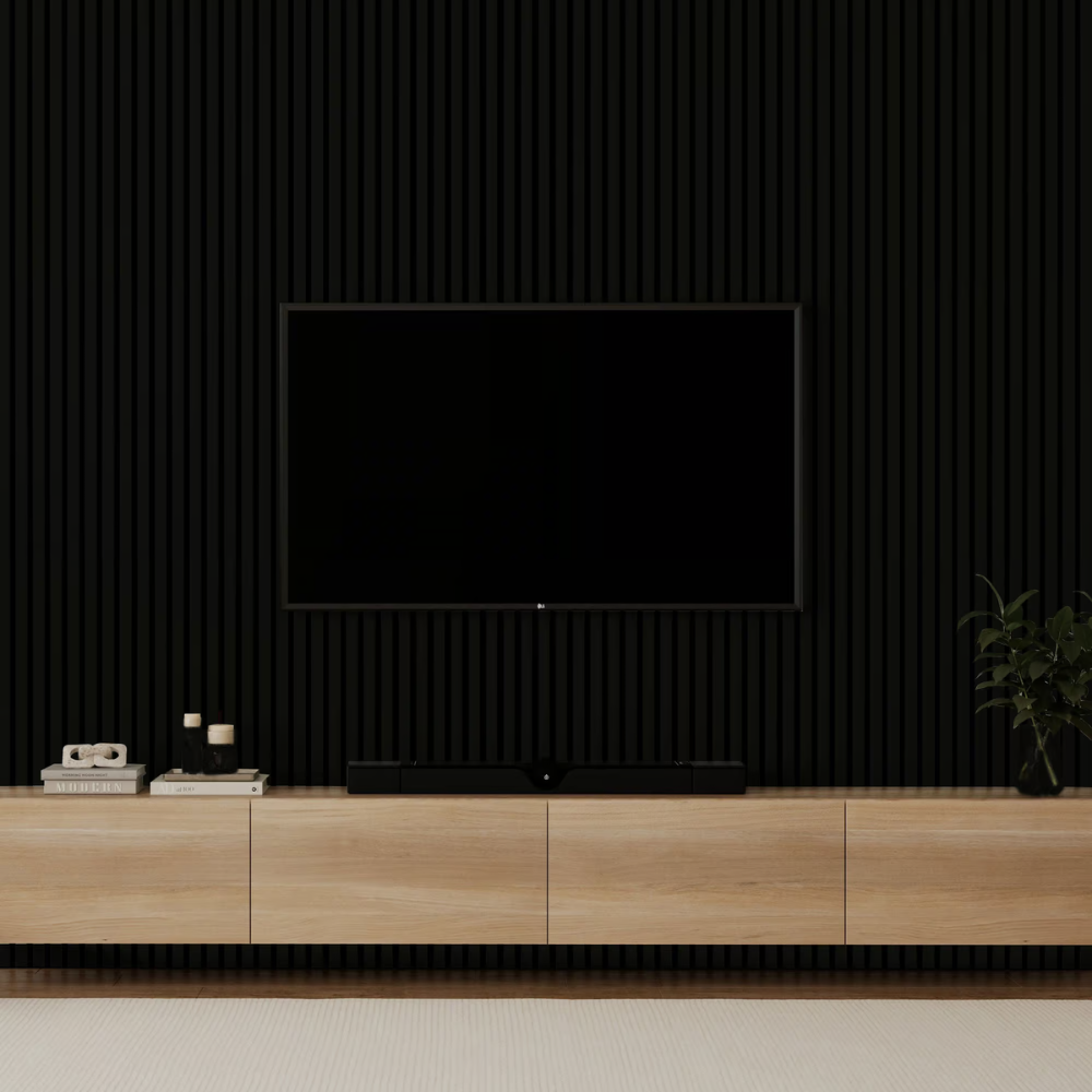 Painel Ripado Preto - DUMICOR 