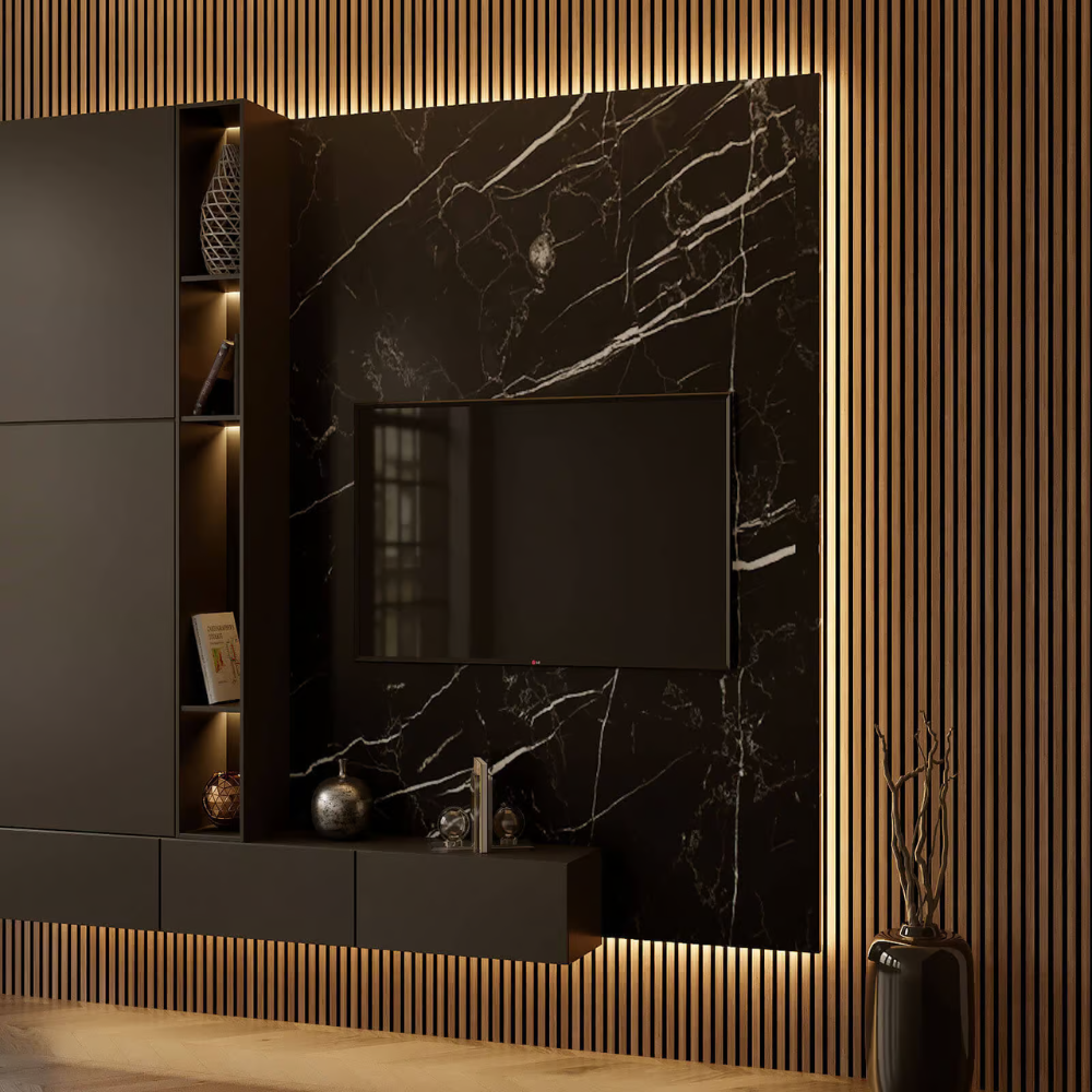 Painel Acústico Ripado Teca - DUMICOR 