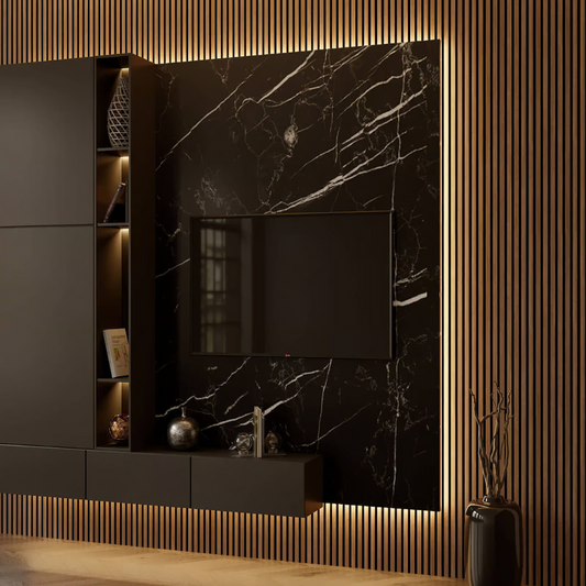 Painel Acústico Ripado Teca - DUMICOR 