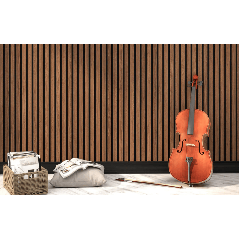 Painel Acústico Ripado Teca - DUMICOR 