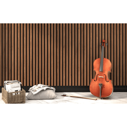 Painel Acústico Ripado Teca - DUMICOR 