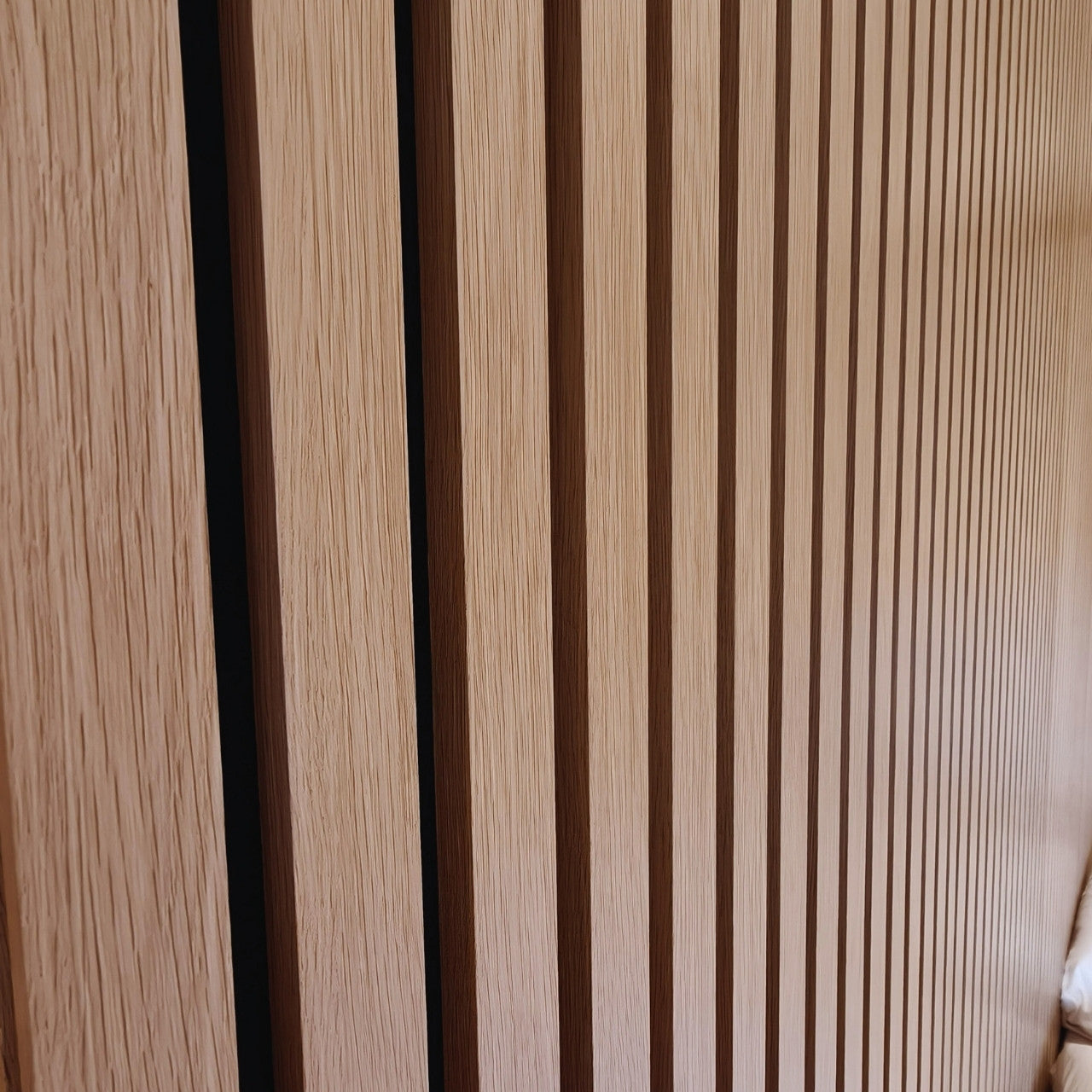 Painel Acústico Ripado Carvalho