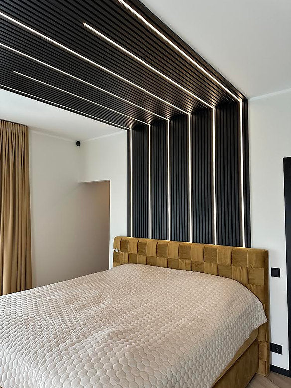 Painel Ripado Preto - DUMICOR 