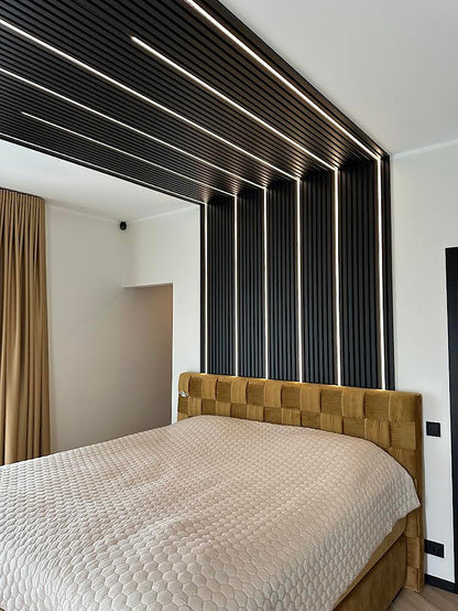 Painel Ripado Preto - DUMICOR 