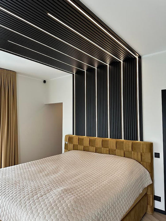 Painel Ripado Preto - DUMICOR 